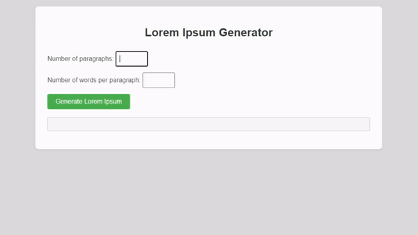 lorem ipsum generator using html, css, and javascript.gif